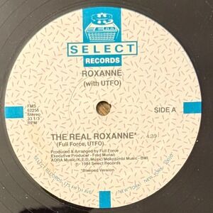Roxanne With UTFO The Real Roxanne 12" Vinyl Single 1984 Select Records Vintage